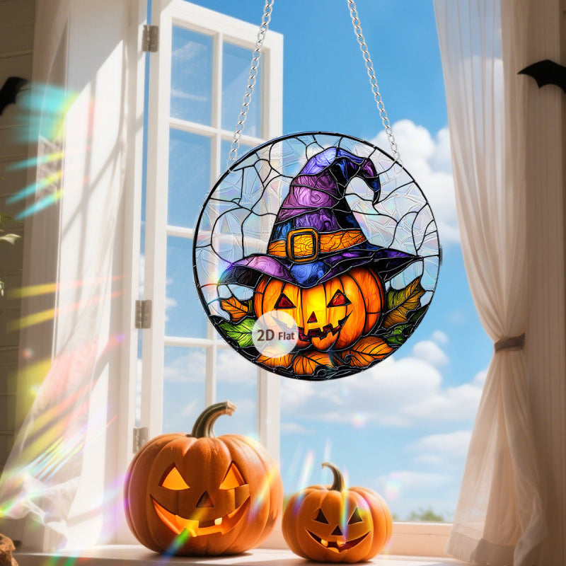 Spooky Window — Halloween Acrylic Hanging Decor